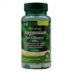 H&B Magnézium-citrát (400mg) tabletta 90db