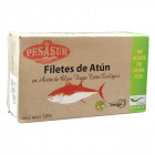 Pesasur tonhal filé bio extraszűz olívaolajban, dobozban 120g Pesasur tonhal filé bio extraszűz olívaolajban, dobozban 120g
