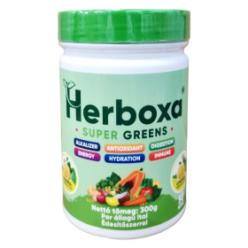 Herboxa Super Greens italpor - citrom, menta 300g