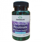 Swanson Chromium Picolinate (krómium-pikolinát) kapszula 100db Swanson Chromium Picolinate (krómium-pikolinát) kapszula 100db