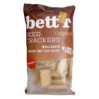 Bettr bio vegán teljes kiőrlésű magvas kréker (sós) 150g Bettr bio vegán teljes kiőrlésű magvas kréker (sós) 150g
