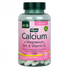 H&B Kalcium+D3+Magnézium+Cink tabletta 120db