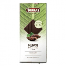 Torras gluténmentes étcsokoládé steviával 100g