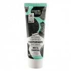 Organic Shop bio minősített fehérítő fogkrém (mentával és szénnel) 100g Organic Shop bio minősített fehérítő fogkrém (mentával és szénnel) 100g