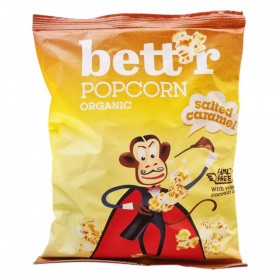 Bettr bio vegán gluténmentes sós karamellás popcorn 60g