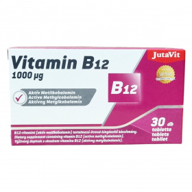 Jutavit B12-vitamin 1000µg aktív metilkobalamin tabletta 30db