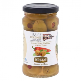 Bretas zöld olajbogyó paprikával töltve 314ml