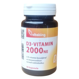 Vitaking Vitamin D-2000IU lágyzselatin kapszula 90db