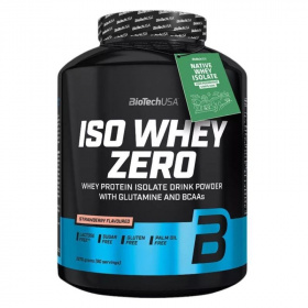BioTechUSA Iso Whey Zero (eper) tejsavó fehérjepor 1816g