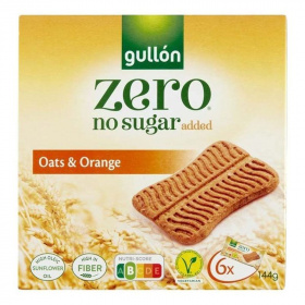 Gullón zabos-narancsos snack keksz 144g