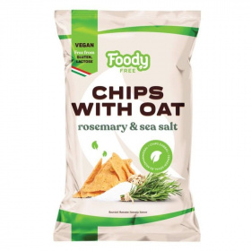 Foody Free gluténmentes zabchips - tengeri sóval és rozmaringgal 50g