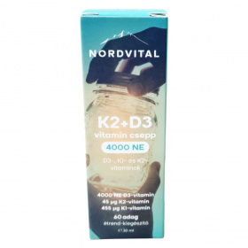 Nordvital D3+K2-vitamin (60 adag) csepp 30ml