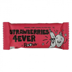 Roobar Strawberry 4ever Epres nyers szelet 30g