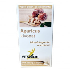 Vitalbert Agaricus kivonat Mandulagomba acerolával kapszula 60db