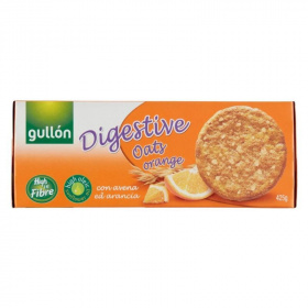 Gullón Digestive zabpelyhes, narancsos keksz 425g