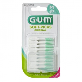 Gum Soft-Picks fogköztisztító kefe fluoriddal normál méret, 40db