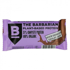 Barbarian Bio étcsokoládéval bevontkesudió-kókusz-chia szelet 68g