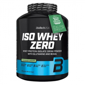 BioTechUSA Iso Whey Zero (pisztácia) tejsavó fehérjepor 2270g