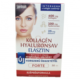 Interherb Kollagén Hyaluronsav tabletta - forte 30db