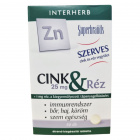 Interherb szerves cink 25mg & réz tabletta 60db Interherb szerves cink 25mg & réz tabletta 60db