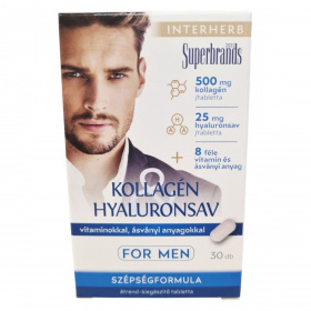 Interherb Kollagén Hyaluronsav tabletta  - for men 30db