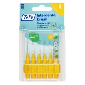 Tepe Original fogköztisztító kefék bioműanyagból 0,7mm, sárga, 6db