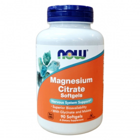 Now Foods magnesium citrate 134mg lágykapszula 90db