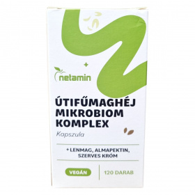 Netamin Útifűmaghéj Mikrobiom komplex tabletta 120db