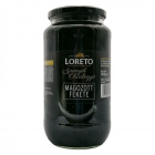 Loreto magozott fekete olivabogyó 900g Loreto magozott fekete olivabogyó 900g