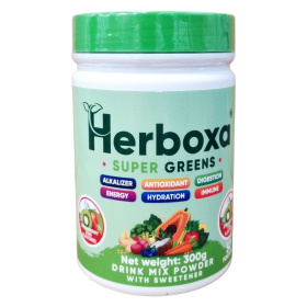 Herboxa Super Greens italpor - eper, kiwi 300g