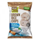 Rice Up sós és borsos ízű barna rizs chips 60g Rice Up sós és borsos ízű barna rizs chips 60g