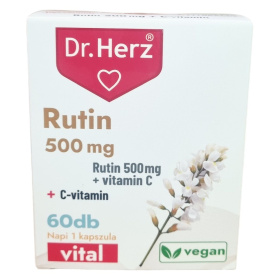 Dr. Herz Rutin 500mg + C-vitaminl kapszula 60db