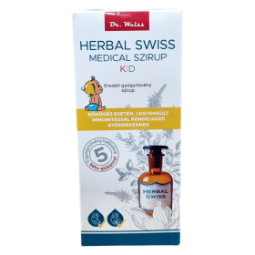 Dr. Weiss Herbal Swiss Lándzsás útifű és kakukkfű KID szirup 300ml