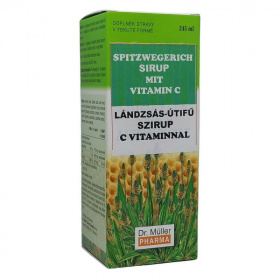 Dr. Müller Lándzsás utifű szirup mézzel és C-vitaminnal 245ml