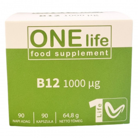One Life B12 1000 mcg kapszula 90db