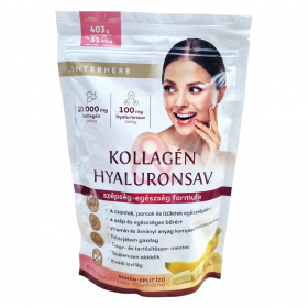 Interherb Kollagén Hyaluronsav italpor - banán split 403g