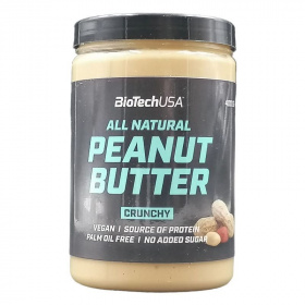 BioTechUSA Peanut Butter - crunchy 400g