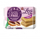 Lea Life kakaós ostyaszelet hozzáadott cukor-, glutén-, laktóz nélkül 95g Lea Life kakaós ostyaszelet hozzáadott cukor-, glutén-, laktóz nélkül 95g