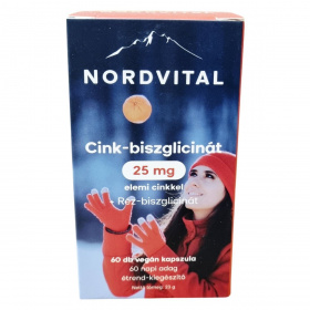 Nordvital Cink-biszglicinát +Réz kapszula 60db