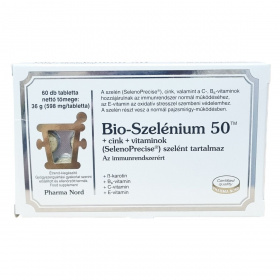 Pharma Nord Bio-Szelénium 50+Cink+Vitaminok tabletta 60db