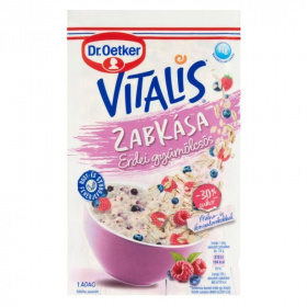 Dr. Oetker Vitalis szuperkása cukorcsökkentett erdei gyümölcsös zabkása 53g