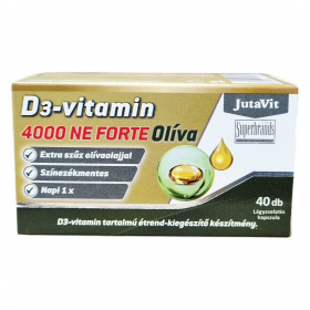 Jutavit D3-vitamin 4000NE (100mcg) Olíva Forte lágykapszula 40db