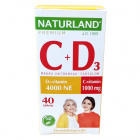 Naturland 1000mg C-vitamin+4000NE D-vitamin tabletta 40db Naturland 1000mg C-vitamin+4000NE D-vitamin tabletta 40db