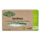 Pesasur szardínia bio extraszűz olívaolajban, dobozban 120g Pesasur szardínia bio extraszűz olívaolajban, dobozban 120g