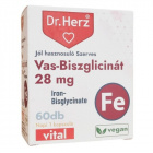 Dr. Herz Vas-biszglicinát (28mg) kapszula 60db Dr. Herz Vas-biszglicinát (28mg) kapszula 60db