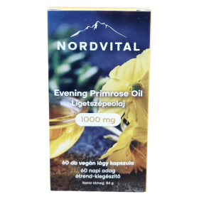 Nordvital Evening Primrose Oil (ligetszépeolaj 1000mg) kapszula 60db