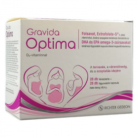 Gravida Optima filmtabletta és lágyzselatin kapszula (2x28db) 56db