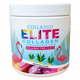 Collango Elite Collagen + Hyaluronic Acid por - ananász ízű 339g