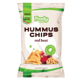 Foody Free gluténmentes hummus chips - céklával 50g
