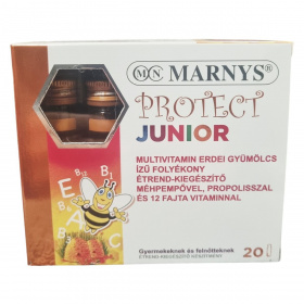 Marnys PROTECT Junior multivitamin erdei gyümölcs ízű folyékony étrend-kiegészítő (20x10ml) 20db